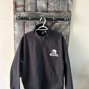 Mens Skates Full Zipper Jacket Black - Size Extra Large